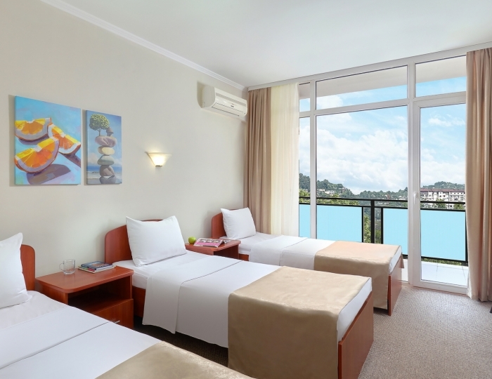 Стандартный 3-местный 1-комнатный - Гостиница «Интер-Сухум»